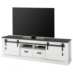 Ridgevalley Wohnwand Shutter II (3-teilig) - Pinie Weiß Dekor -Wohnzimmermöbel boutique en ligne 1000348731 220505 030 DETAILS P000000001000348731