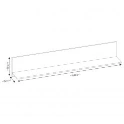 Ridgevalley Wohnwand Shutter II (3-teilig) - Pinie Weiß Dekor -Wohnzimmermöbel boutique en ligne 1000348731 220505 502 SKETCH DETAILS P000000001000348731 sketch