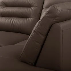 Loftscape Ecksofa Pitalito - Echtleder Maer: Dunkelbraun - Ottomane davorstehend rechts -Wohnzimmermöbel boutique en ligne 1000349696 220517 130 DETAILS P000000001000349696