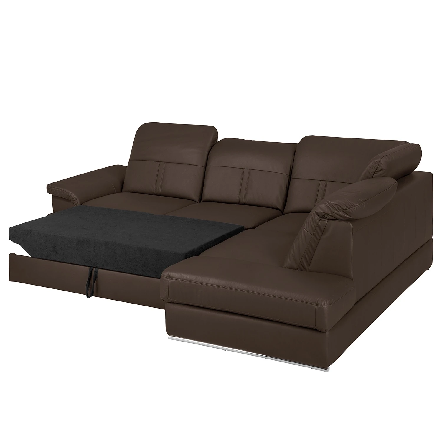 Loftscape Ecksofa Katamaran - Echtleder Maer: Dunkelbraun - Ottomane davorstehend rechts 3 Loftscape Ecksofa Katamaran - Echtleder Maer: Dunkelbraun - Ottomane davorstehend rechts – Bild 3