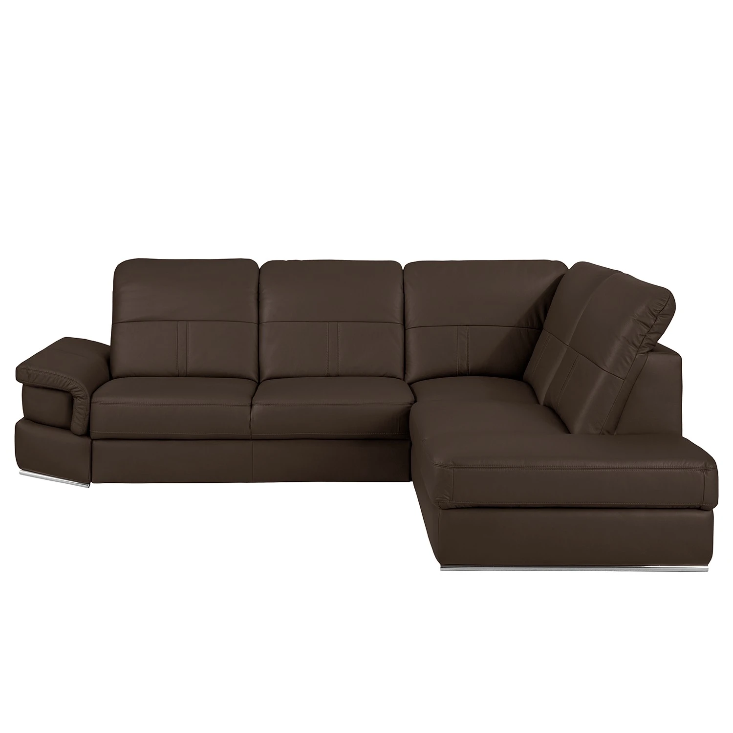 Loftscape Ecksofa Katamaran - Echtleder Maer: Dunkelbraun - Ottomane davorstehend rechts 5 Loftscape Ecksofa Katamaran - Echtleder Maer: Dunkelbraun - Ottomane davorstehend rechts – Bild 5