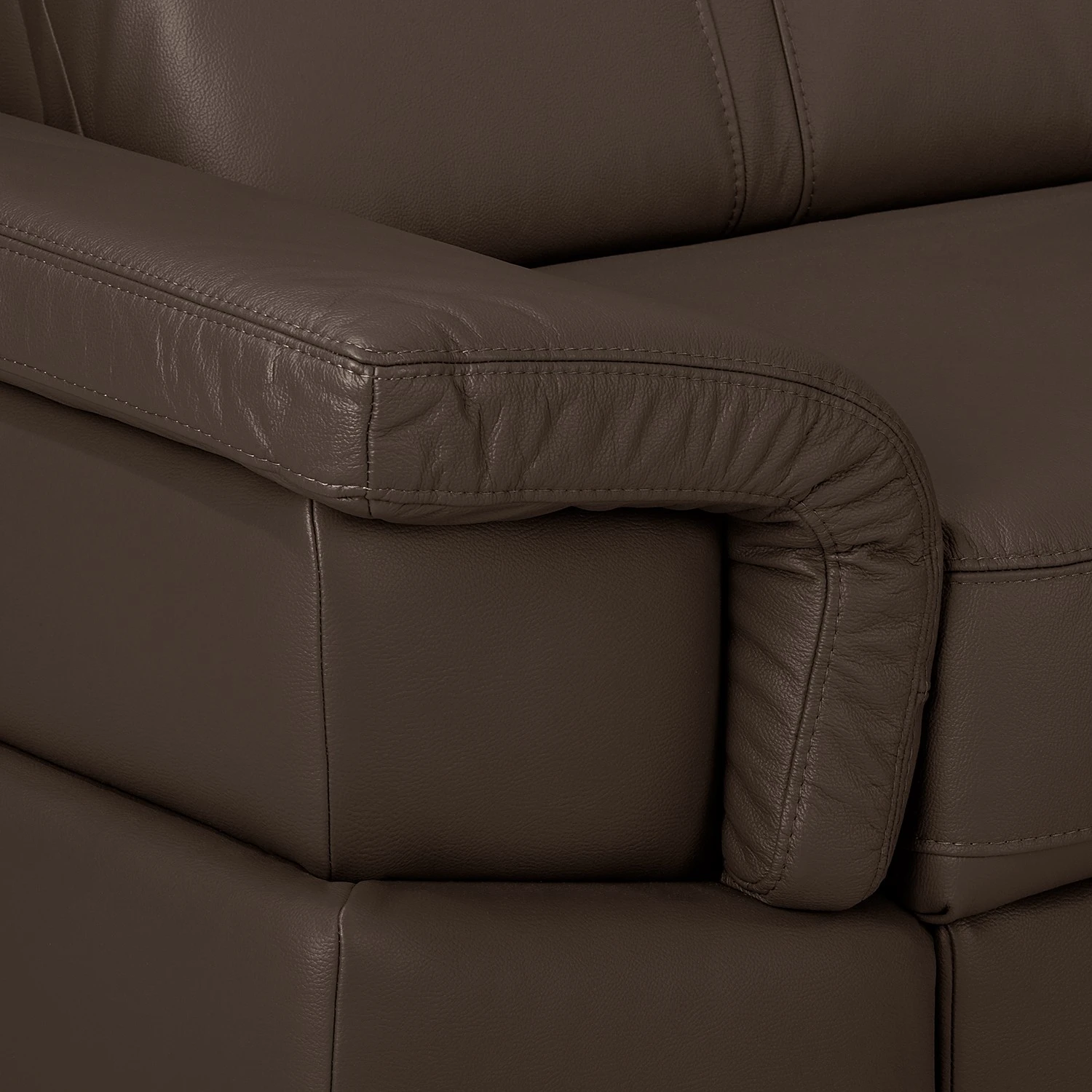 Loftscape Ecksofa Katamaran - Echtleder Maer: Dunkelbraun - Ottomane davorstehend rechts 10 Loftscape Ecksofa Katamaran - Echtleder Maer: Dunkelbraun - Ottomane davorstehend rechts – Bild 10