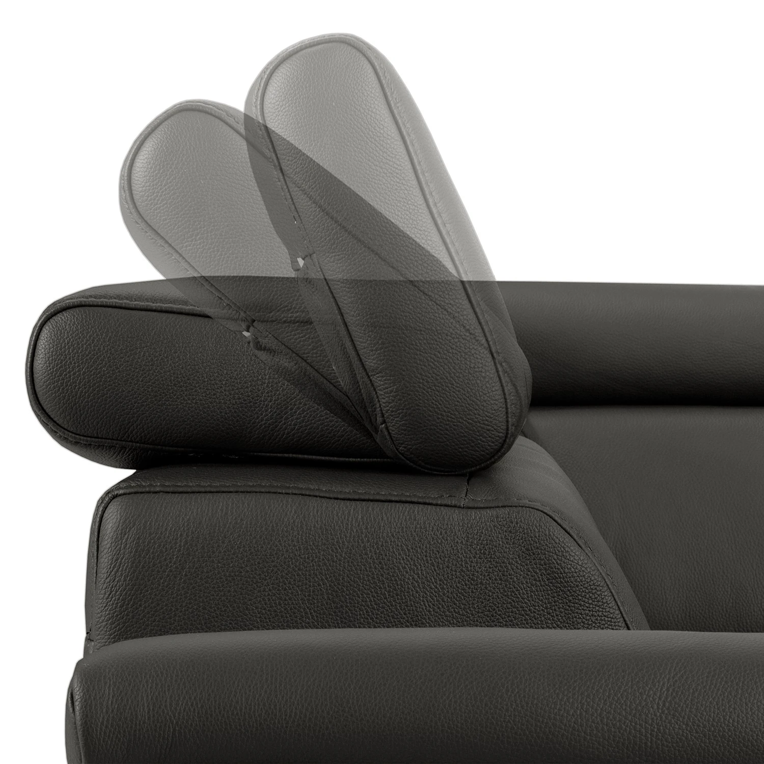 Loftscape Ecksofa Twister - Echtleder Maer: Espresso - Ottomane davorstehend links 6 Loftscape Ecksofa Twister - Echtleder Maer: Espresso - Ottomane davorstehend links – Bild 6