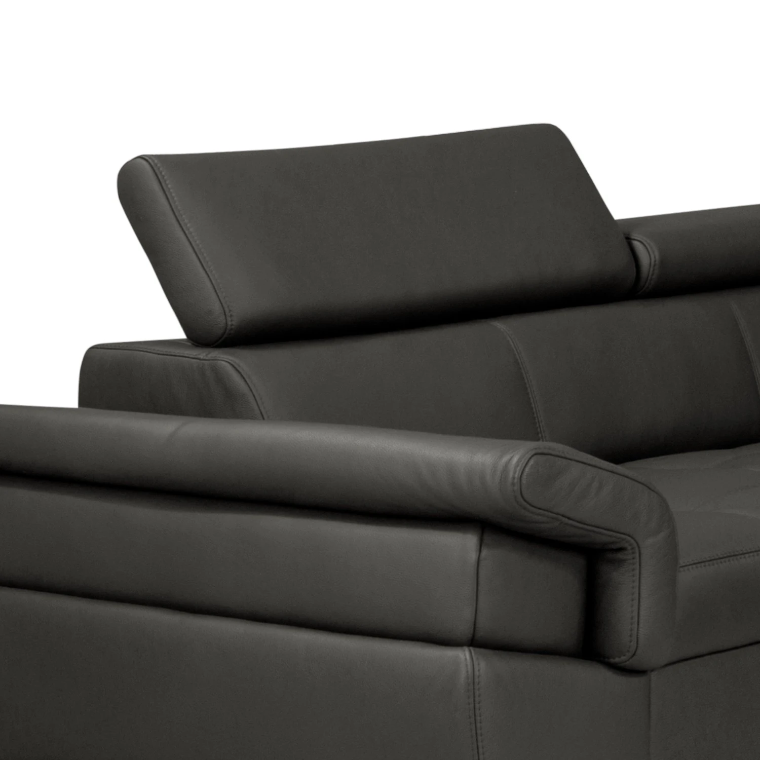 Loftscape Ecksofa Twister - Echtleder Maer: Espresso - Ottomane davorstehend links 8 Loftscape Ecksofa Twister - Echtleder Maer: Espresso - Ottomane davorstehend links – Bild 8