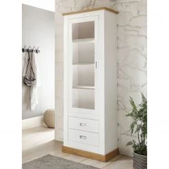 Ridgevalley Wohnwand Ollezy II (4-teilig) - Pinie Weiß Dekor / Eiche Wotan Dekor -Wohnzimmermöbel boutique en ligne 1000349814 220513 024 MOOD DETAILS P000000001000349814 mood