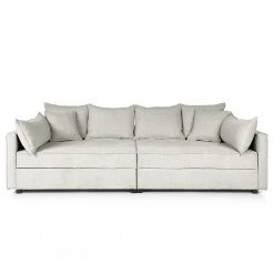 Studio Copenhagen 3-Sitzer Bigsofa ALON cosy - Webstoff Raya: Silber -Wohnzimmermöbel boutique en ligne 1000349867 220722 100 DETAILS P000000001000349867
