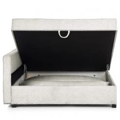 Studio Copenhagen 3-Sitzer Bigsofa ALON cosy - Webstoff Raya: Silber -Wohnzimmermöbel boutique en ligne 1000349867 220722 220 DETAILS P000000001000349867