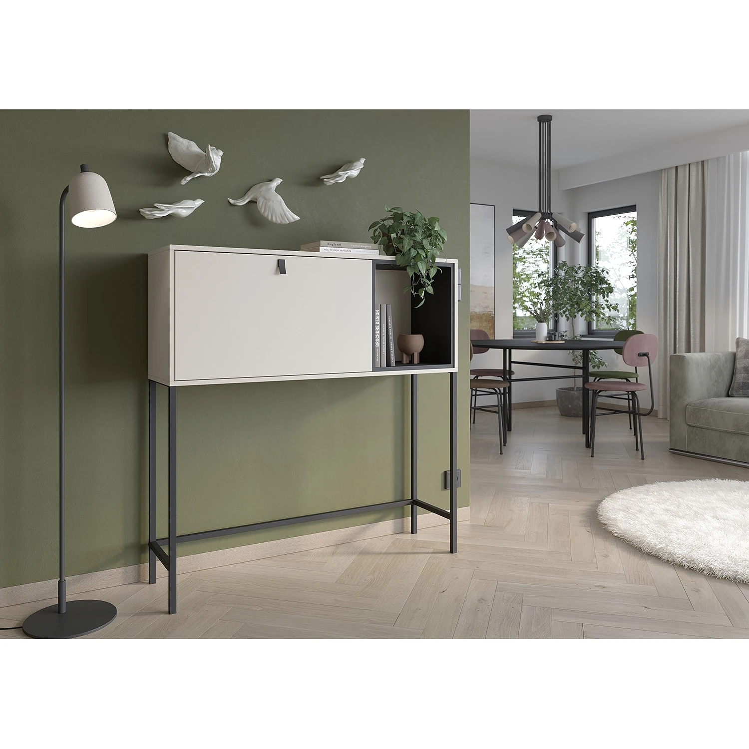 Germania Konsolentisch Wigston - Kaschmir 2 Germania Konsolentisch Wigston - Kaschmir – Bild 2