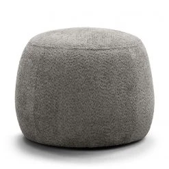 Loftscape Polsterhocker Union - Chenille Cady: Hellgrau