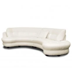 Loftscape Ecksofa Roulette - Bouclé Stoff Abby: Polarweiß - Ottomane davorstehend rechts -Wohnzimmermöbel boutique en ligne 1000352873 220520 030 DETAILS P000000001000352873