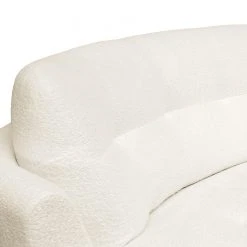 Loftscape Ecksofa Roulette - Bouclé Stoff Abby: Polarweiß - Ottomane davorstehend rechts -Wohnzimmermöbel boutique en ligne 1000352873 220520 050 DETAILS P000000001000352873