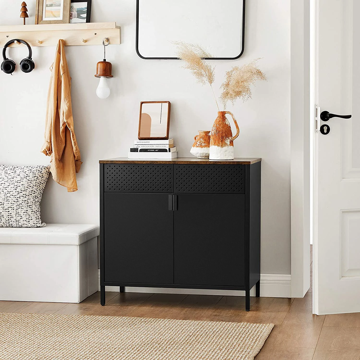 Red Living Kommode Ferris Wheel - Metall - Braun / Schwarz 3 Red Living Kommode Ferris Wheel - Metall - Braun / Schwarz – Bild 3