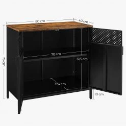 Red Living Kommode Ferris Wheel - Metall - Braun / Schwarz 15 Red Living Kommode Ferris Wheel - Metall - Braun / Schwarz -Wohnzimmermöbel boutique en ligne 1000353415 220601 500 SKETCH DETAILS P000000001000353415 sketch