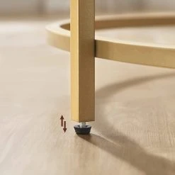 Loftscape Couchtisch Poygan II - Weiß / Gold 12 Loftscape Couchtisch Poygan II - Weiß / Gold -Wohnzimmermöbel boutique en ligne 1000353423 220601 030 DETAILS P000000001000353423