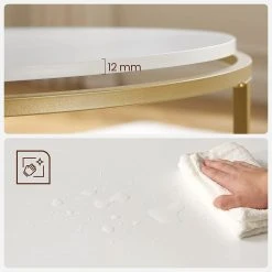 Loftscape Couchtisch Poygan II - Weiß / Gold 14 Loftscape Couchtisch Poygan II - Weiß / Gold -Wohnzimmermöbel boutique en ligne 1000353423 220601 032 DETAILS P000000001000353423