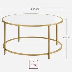 Loftscape Couchtisch Poygan II - Weiß / Gold 15 Loftscape Couchtisch Poygan II - Weiß / Gold -Wohnzimmermöbel boutique en ligne 1000353423 220601 500 SKETCH DETAILS P000000001000353423 sketch
