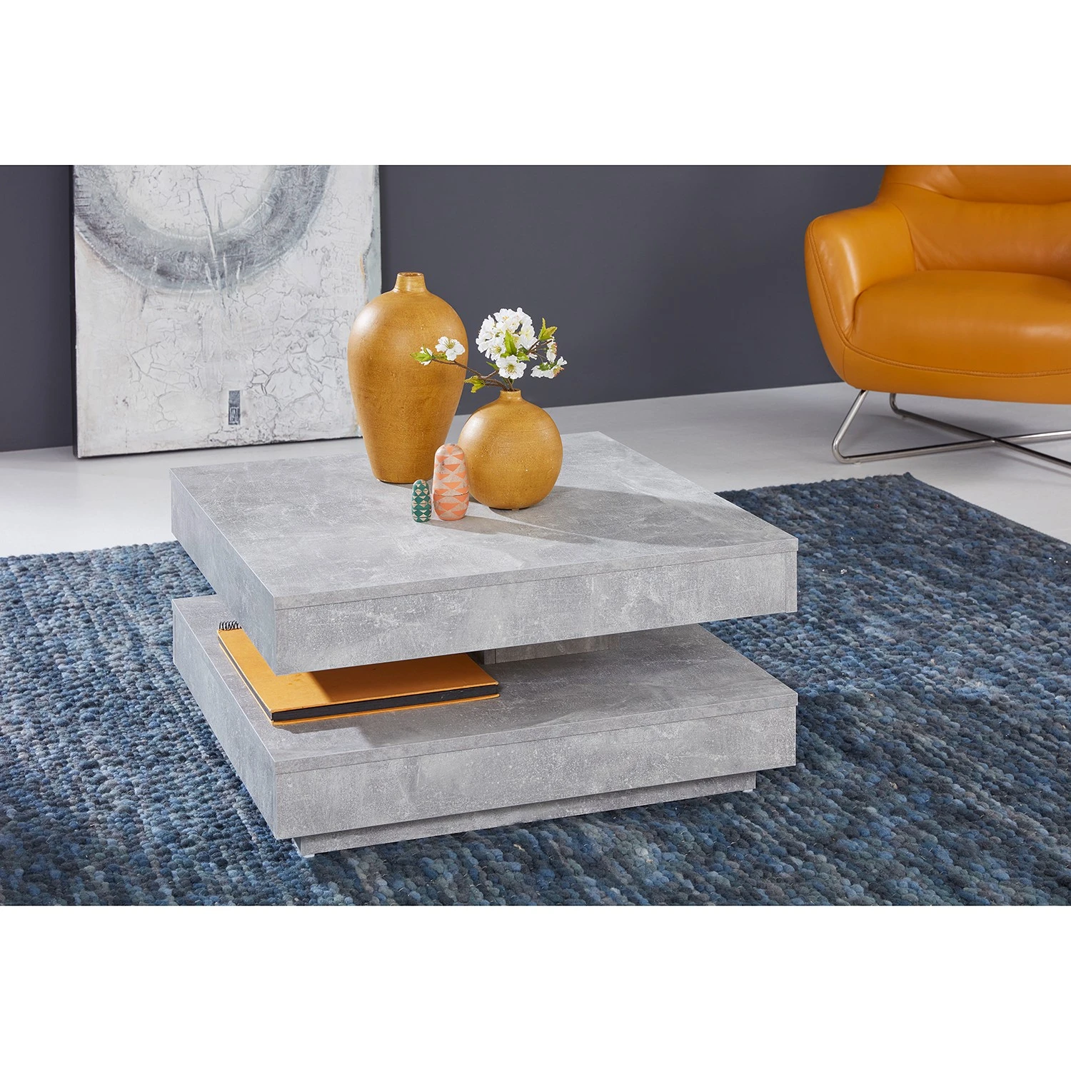Trendteam Couchtisch Universal II - Beton Dekor 2 Trendteam Couchtisch Universal II - Beton Dekor – Bild 2