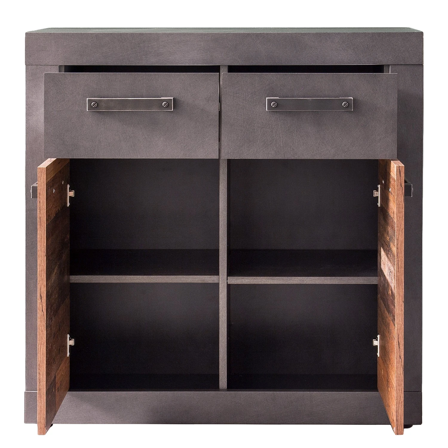 Trendteam Kommode Indy I - Altholz Dekor / Anthrazit 6 Trendteam Kommode Indy I - Altholz Dekor / Anthrazit – Bild 6