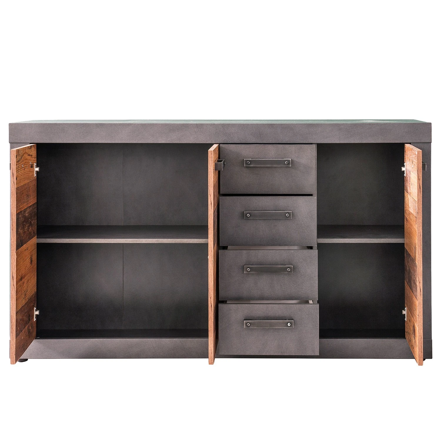 Trendteam Sideboard Indy - Altholz Dekor / Anthrazit 6 Trendteam Sideboard Indy - Altholz Dekor / Anthrazit – Bild 6