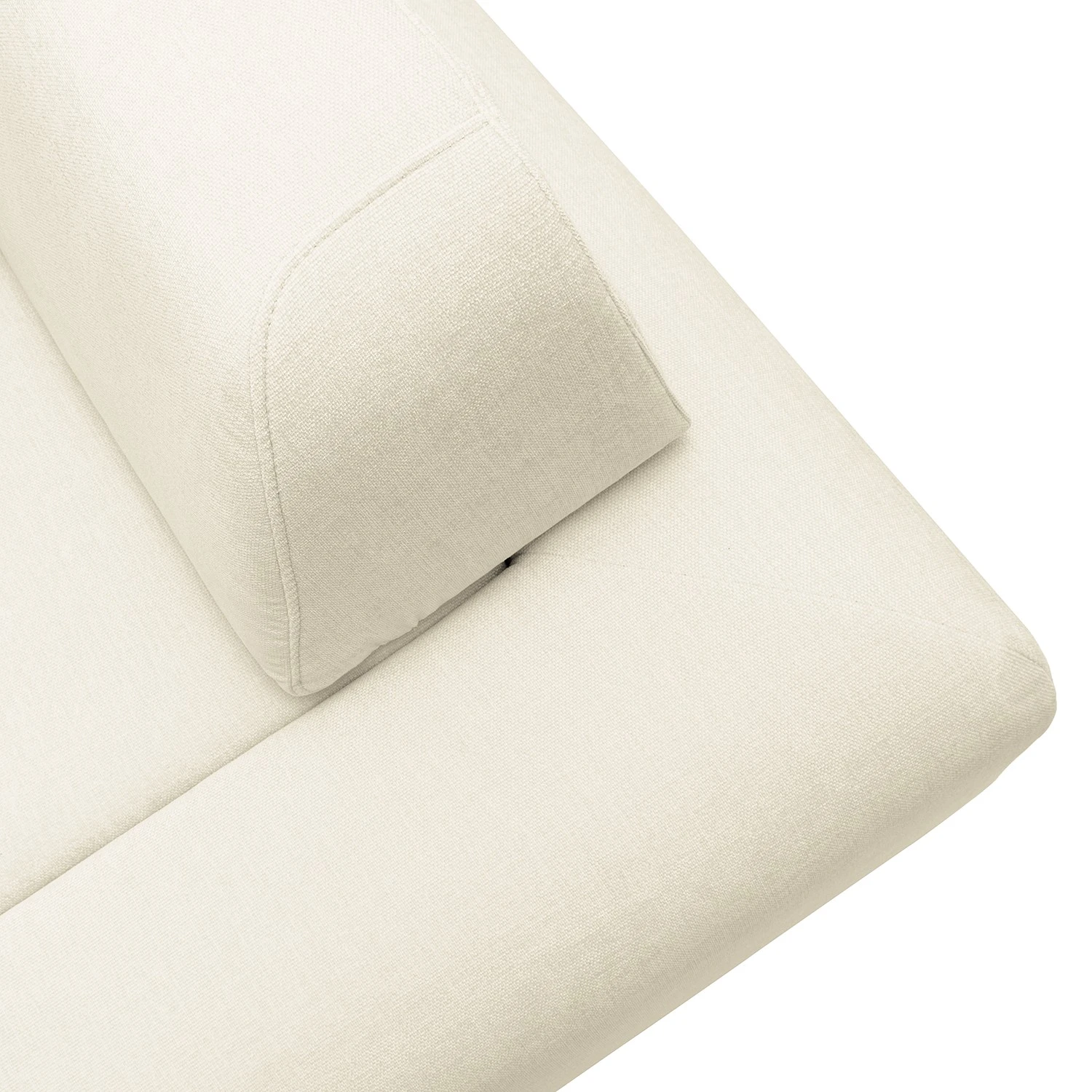 Miu Form Sofa Miu Magic II mit Rückenlehne S - Webstoff Concha: Weiß 11 Miu Form Sofa Miu Magic II mit Rückenlehne S - Webstoff Concha: Weiß – Bild 11