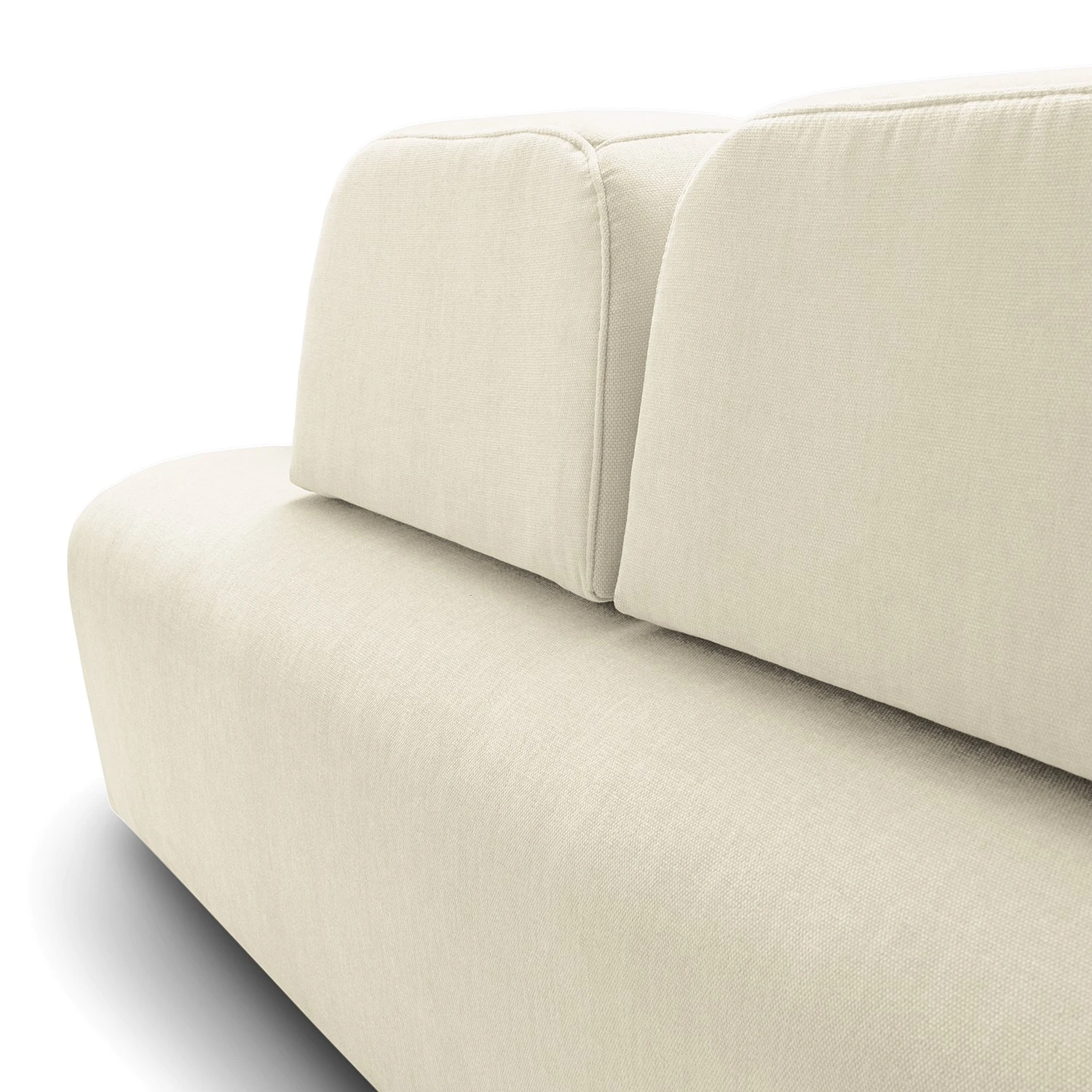 Miu Form Sofa Miu Magic II mit Rückenlehne S - Webstoff Concha: Weiß 13 Miu Form Sofa Miu Magic II mit Rückenlehne S - Webstoff Concha: Weiß – Bild 13