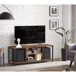 Red Living TV-Rack Leesville - Braun / Schwarz -Wohnzimmermöbel boutique en ligne 1000355232 220601 021 MOOD DETAILS P000000001000355232 mood