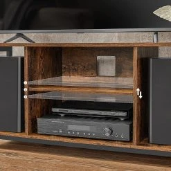 Red Living TV-Rack Leesville - Braun / Schwarz -Wohnzimmermöbel boutique en ligne 1000355232 220601 030 DETAILS P000000001000355232