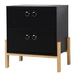 Norrwood Beistelltisch Caborn - Schwarz / Pinie