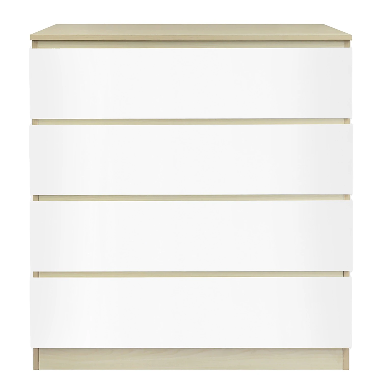 Norrwood Kommode Splendid Night - Hochglanz Weiß / Eiche Sonoma Dekor 3 Norrwood Kommode Splendid Night - Hochglanz Weiß / Eiche Sonoma Dekor – Bild 3