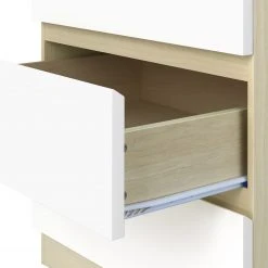 Norrwood Kommode Splendid Night - Hochglanz Weiß / Eiche Sonoma Dekor 12 Norrwood Kommode Splendid Night - Hochglanz Weiß / Eiche Sonoma Dekor -Wohnzimmermöbel boutique en ligne 1000355300 220603 033 DETAILS P000000001000355300