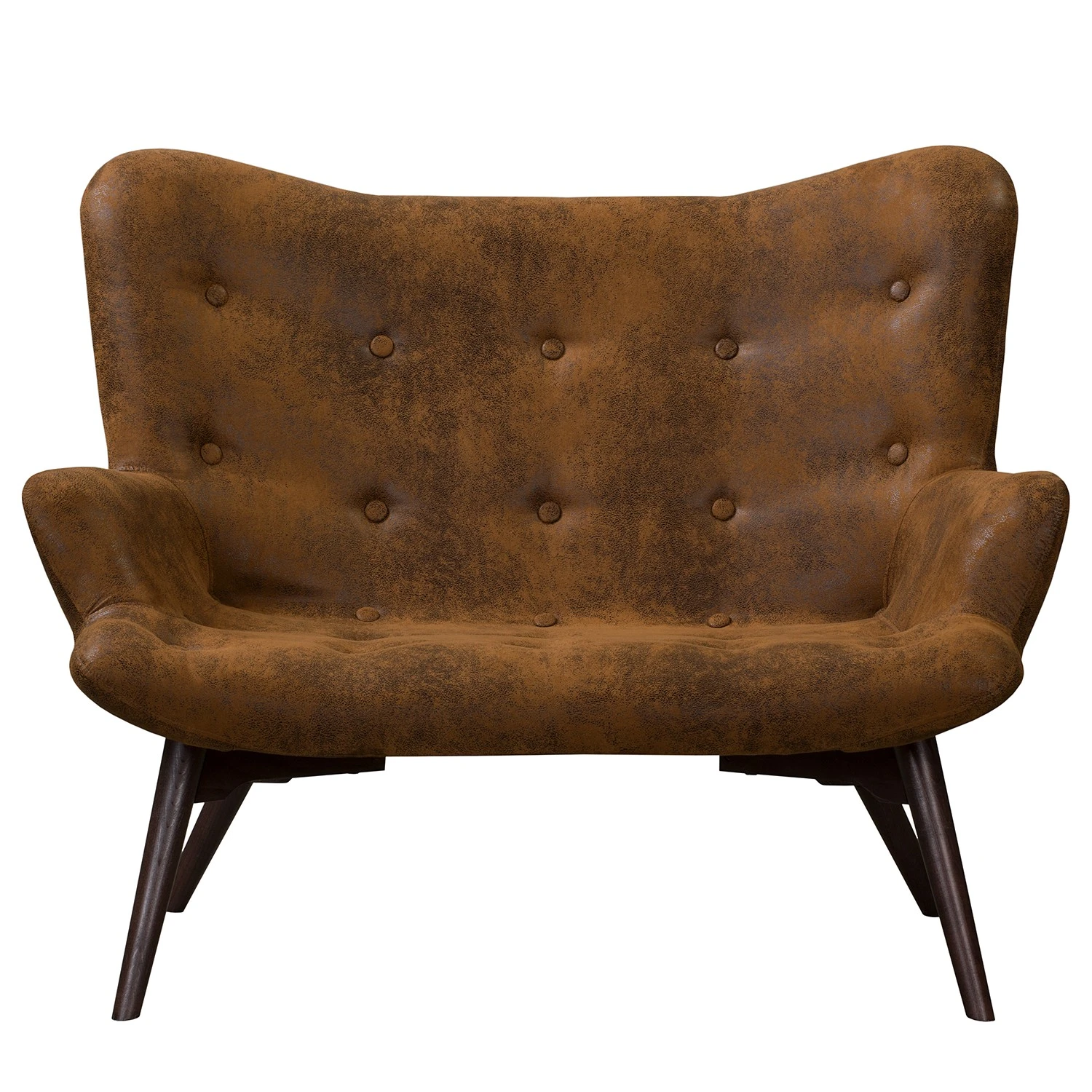 Sofa Brazil II (2-Sitzer) - Microfaser Goda: Cognac 2 Sofa Brazil II (2-Sitzer) - Microfaser Goda: Cognac – Bild 2