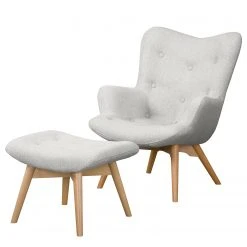 Norrwood Polsterhocker Brazil - Strukturstoff Ondria: Hellbeige -Wohnzimmermöbel boutique en ligne 1000355526 220615 050 DETAILS P000000001000355526