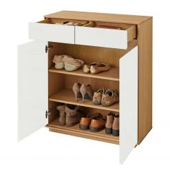 Voss Schuhkommode V100 II - Eiche teilmassiv - Weiß 6 Voss Schuhkommode V100 II - Eiche teilmassiv - Weiß -Wohnzimmermöbel boutique en ligne 1000357390 220614 030 DETAILS P000000001000357390