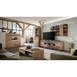 Loftscape Highboard Tallard - Inkl. Beleuchtung - Balkeneiche Dekor / Graphit -Wohnzimmermöbel boutique en ligne 1000357966 220608 021 MOOD DETAILS P000000001000357966 mood