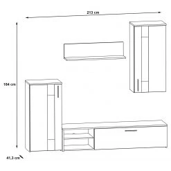 Red Living Wohnwand Tilsit (4-teilig) - Stabeiche Dekor 14 Red Living Wohnwand Tilsit (4-teilig) - Stabeiche Dekor -Wohnzimmermöbel boutique en ligne 1000357996 220616 500 SKETCH DETAILS P000000001000357996 sketch