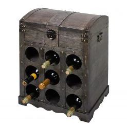 Interia Home&Living Weinregal Union Jack I - Sperrholz - Braun / Schwarz