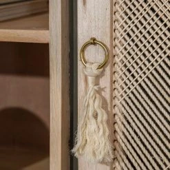 Ridgevalley Sideboard Lumby I - Mango massiv - Mango Hell / Grau -Wohnzimmermöbel boutique en ligne 1000359920 220621 050 DETAILS P000000001000359920