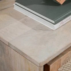 Ridgevalley Kommode Lumby - Mango massiv - Mango Hell / Grau -Wohnzimmermöbel boutique en ligne 1000359921 220621 030 DETAILS P000000001000359921