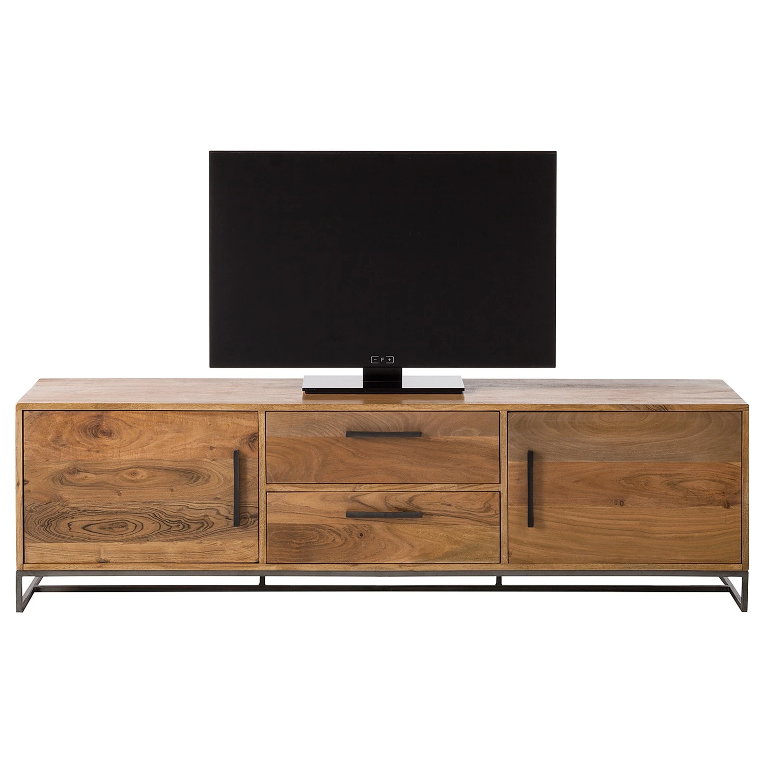 Ars manufacti TV-Lowboard Woodson III - Akazie massiv / Metall - Akazie Hellbraun 3 Ars manufacti TV-Lowboard Woodson III - Akazie massiv / Metall - Akazie Hellbraun – Bild 3