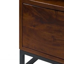 Ars manufacti TV-Lowboard Woodson V - Akazie massiv / Metall - Akazie Braun -Wohnzimmermöbel boutique en ligne 1000361861 220624 038 DETAILS P000000001000361861