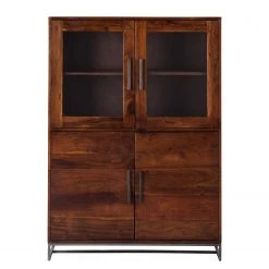 Ars manufacti Highboard Woodson - Akazie massiv / Metall - Akazie Braun -Wohnzimmermöbel boutique en ligne 1000361862 220624 030 DETAILS P000000001000361862