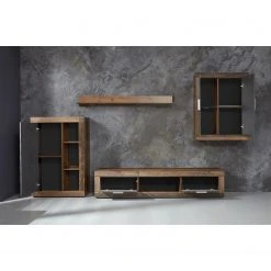 Trendteam Wohnwand Jazz I (4-teilig) - Altholz Dekor / Anthrazit -Wohnzimmermöbel boutique en ligne 1000362848 220623 022 MOOD DETAILS P000000001000362848 mood
