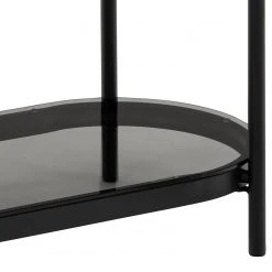 Loftscape Konsolentisch Totowa - Glas / Eisen - Rauchglas / Schwarz -Wohnzimmermöbel boutique en ligne 1000362970 220819 035 DETAILS P000000001000362970