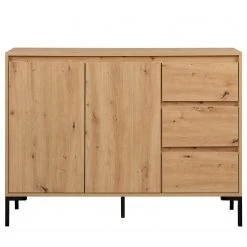 Loftscape Kommode Brochet II - Eiche Dekor / Schwarz -Wohnzimmermöbel boutique en ligne 1000363050 220704 030 DETAILS P000000001000363050