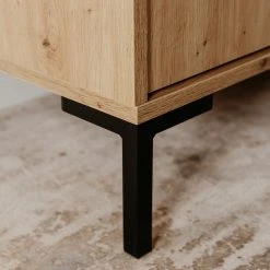 Loftscape Couchtisch Brochet - Eiche Dekor / Schwarz -Wohnzimmermöbel boutique en ligne 1000363056 220704 035 DETAILS P000000001000363056