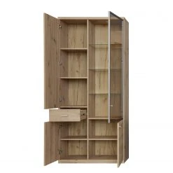 Trendteam Wohnwand Echo (4-teilig) - Inkl. Beleuchtung - Eiche Artisan Dekor -Wohnzimmermöbel boutique en ligne 1000363613 220802 040 DETAILS P000000001000363613