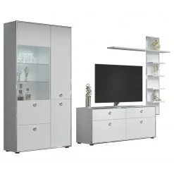 Trendteam Wohnwand Infinity I (3-teilig) - Hochglanz Weiß / Matt Weiß 17 Trendteam Wohnwand Infinity I (3-teilig) - Hochglanz Weiß / Matt Weiß -Wohnzimmermöbel boutique en ligne 1000363626 220802 031 DETAILS P000000001000363626