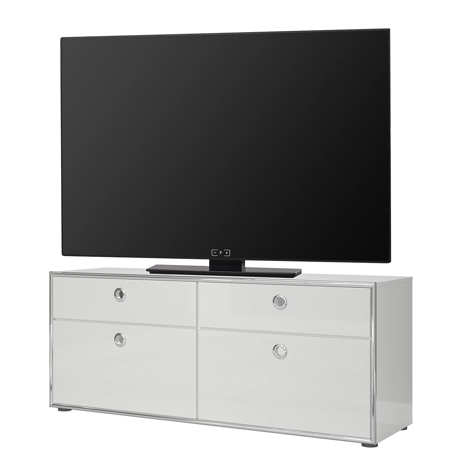 Trendteam Wohnwand Infinity I (3-teilig) - Hochglanz Weiß / Matt Weiß 5 Trendteam Wohnwand Infinity I (3-teilig) - Hochglanz Weiß / Matt Weiß – Bild 5