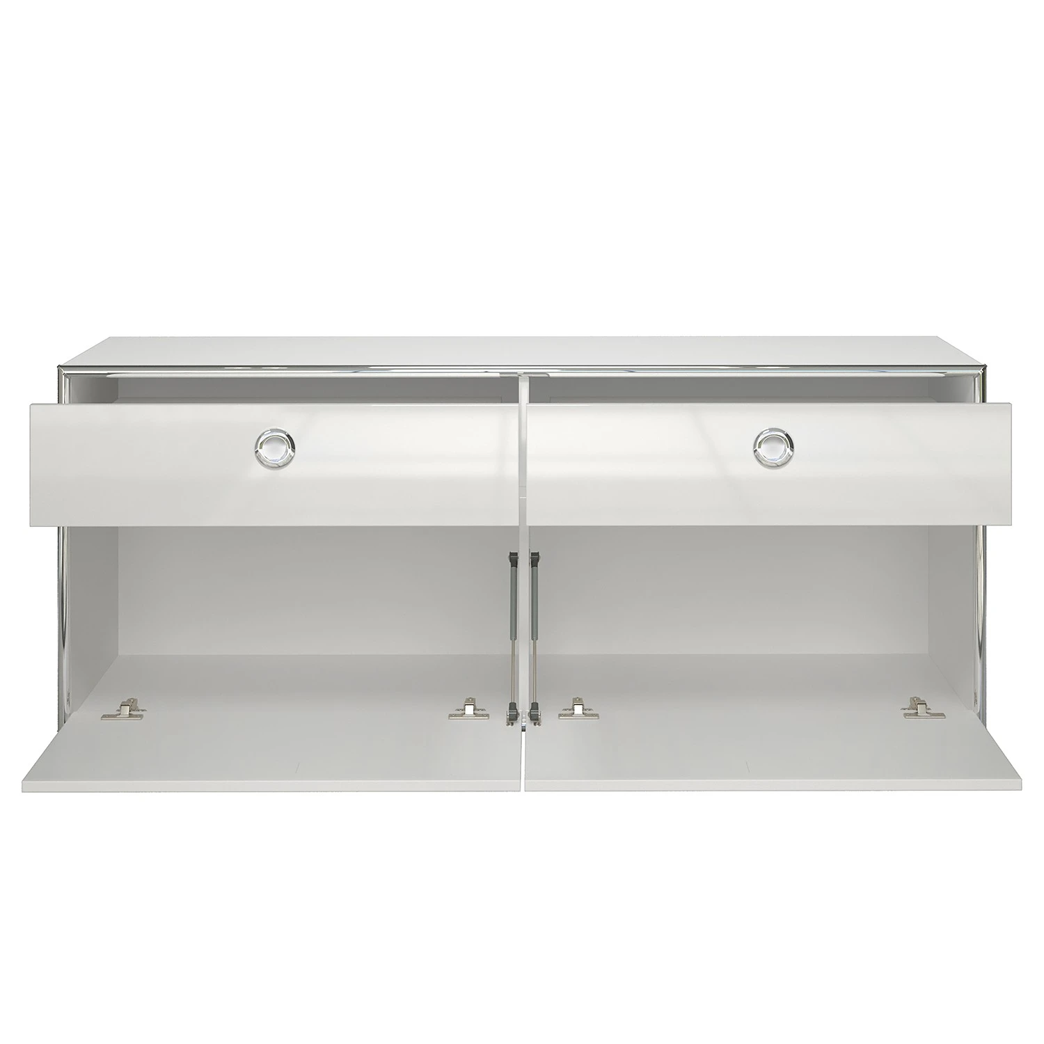 Trendteam Wohnwand Infinity I (3-teilig) - Hochglanz Weiß / Matt Weiß 7 Trendteam Wohnwand Infinity I (3-teilig) - Hochglanz Weiß / Matt Weiß – Bild 7