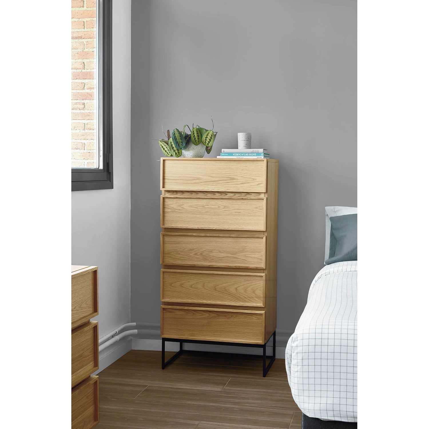 Red Living Kommode Tabora II - Echtholzfurnier - Eiche 2 Red Living Kommode Tabora II - Echtholzfurnier - Eiche – Bild 2